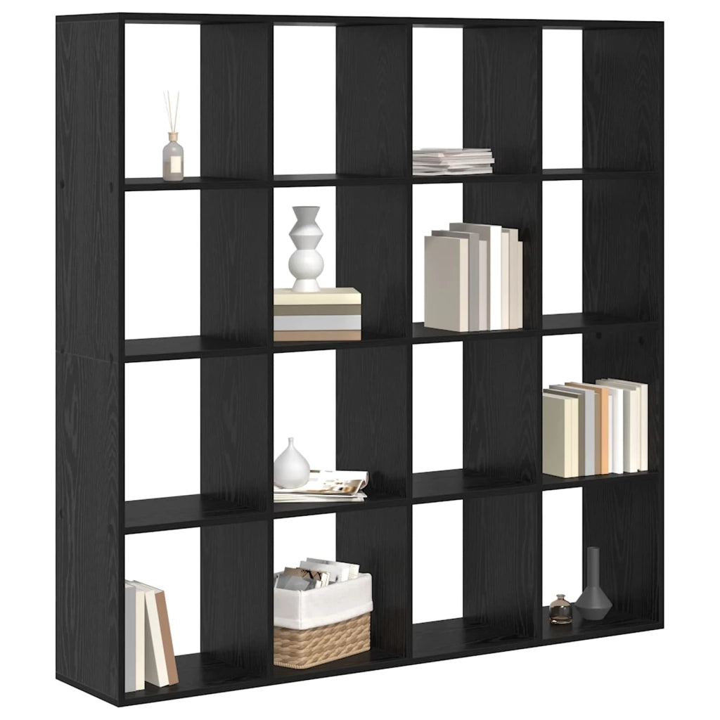 Armadio per Libri Rovere Nero 137,5 x 29 x 137,5 cm 3388357