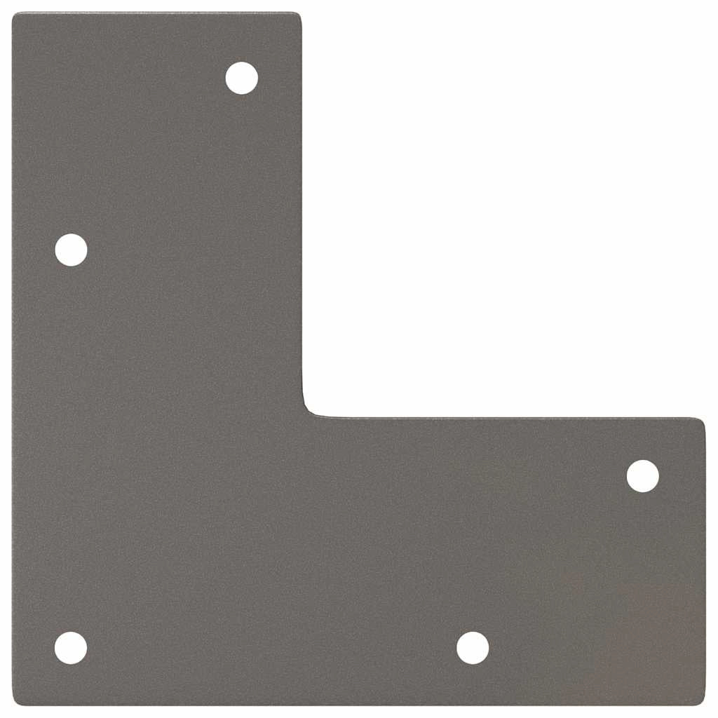 Set di 4 gambe a forcina robuste e dal design moderno per un tavolino da caffè da 42 cm realizzate in acciaio naturale 02_0056742