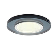 Faretto incasso tondo GU10 35W nero/cromo Eko-Light