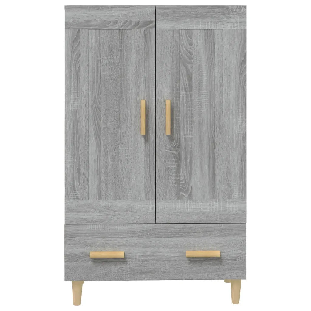 Credenza Grigio Sonoma 70x31x115 cm in Legno Multistrato 817484
