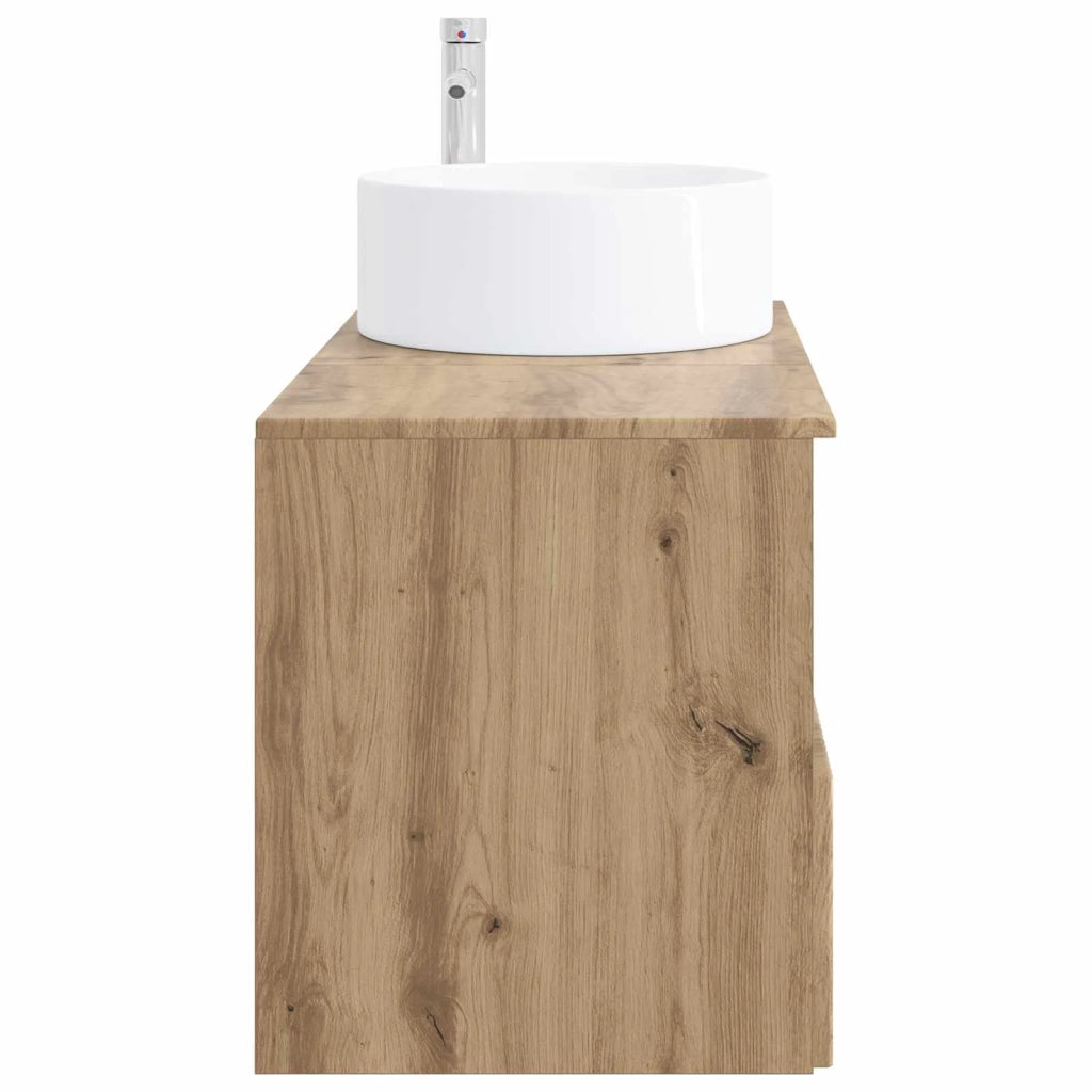 Set di mobili per il bagno 2 pz Rovere Artigianale 3404113
