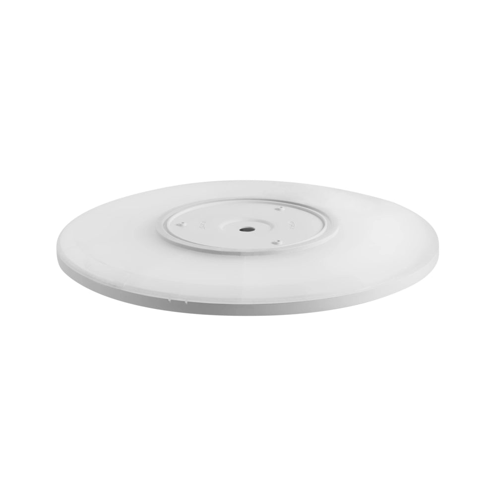 Lampada da soffitto a LED, bianco, in materiale sintetico, pannello luminoso a LED rotondo, lampada da incasso a soffitto con telecomando