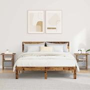 Comodino 2 pcs Legno vecchio 41 x 40 x 45 cm Legno multistrato