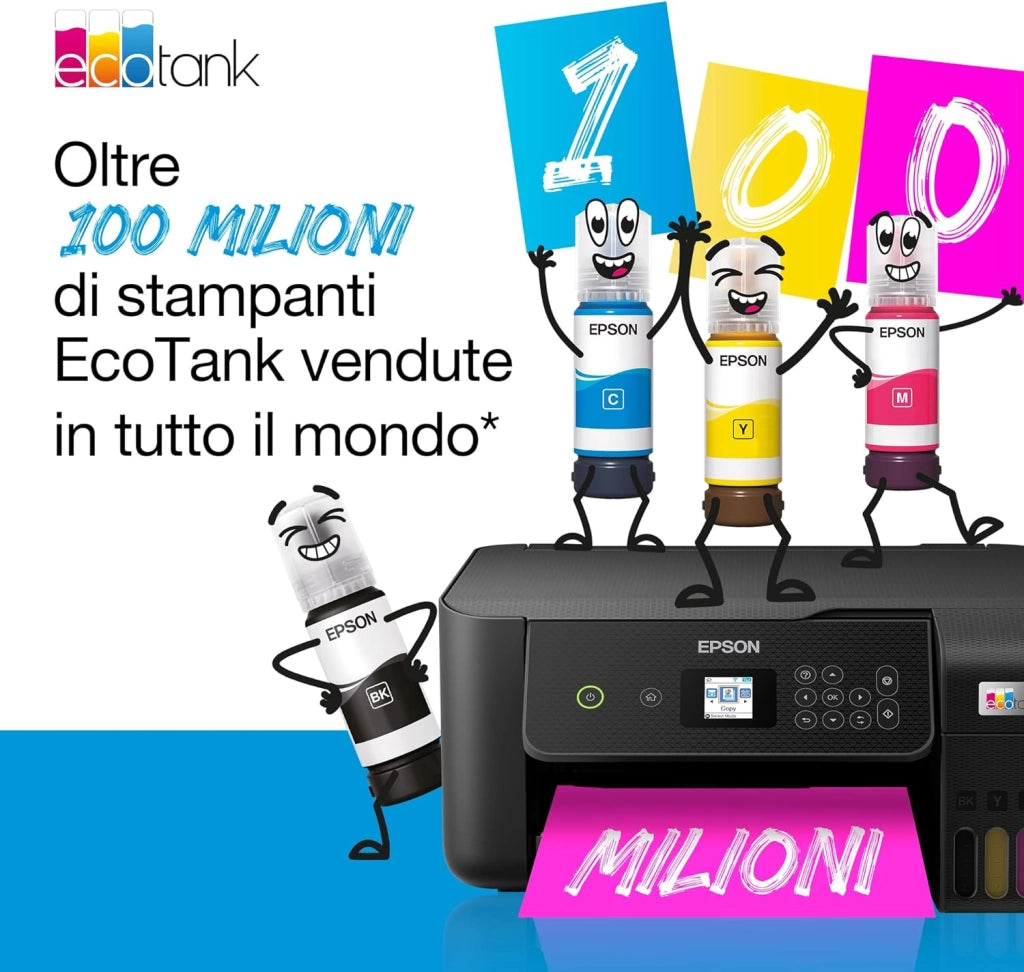 EcoTank ET-5855 Stampante multifunzione A4 Wi-Fi con serbatoi di inchiostro e fax