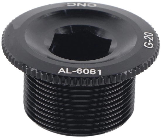 Trappiste a vite in lega di alluminio - Viti di fissaggio - Crank bout - Per 590/596 XT/XTR/SLX - Diametro esterno 28 mm - Peso 12 g - Crank bout