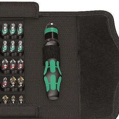 Wera 05057460001 Kraftform Kompakt 100 Set Punte Cacciavite 52 Pezzi BiTorsion Impaktor Rapidaptor Chiavi Hex-Plus