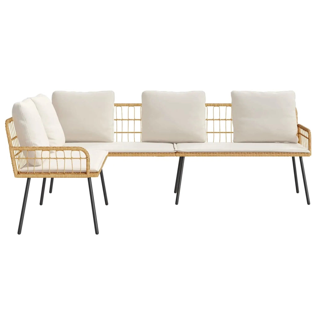 Divano con cuscino-Sofa con cuscino-Divanetto Marrone x Metallo