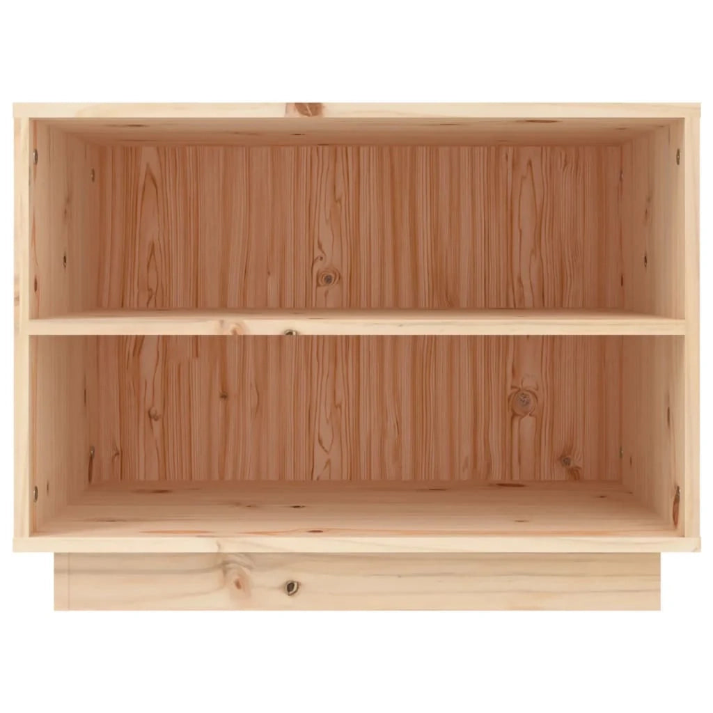 Scarpiera mobile contenitore per scarpe arredo per ingresso/corridoio/soggiorno 60 x 34 x 45 cm legno massello di pino marrone 02_0021393