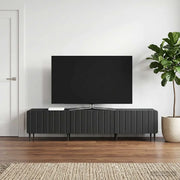 Mobile TV Nero 147 x 34,5 x 32 cm Legno ingegnerizzato 894476