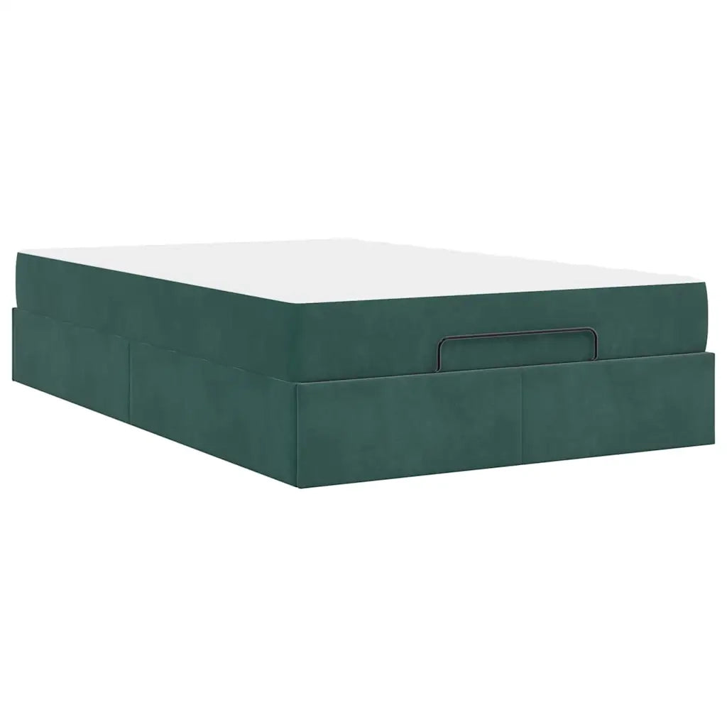 vidaXL Struttura del letto Verde scuro 120 x 200 cm Velluto