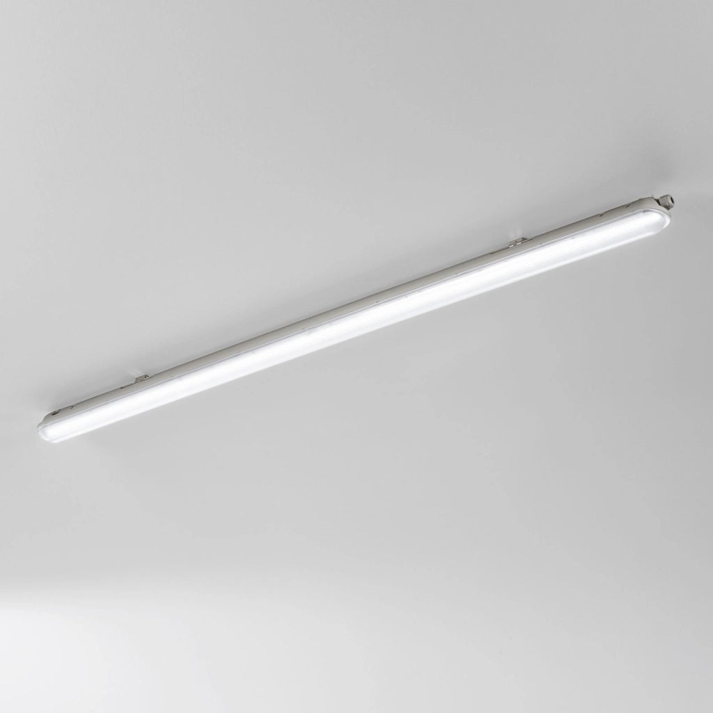 PLAFONIERA LED STAGNA NAUTILUS SILVER 80W 10600LM 4000K IP65 148X6,1X7,2CM