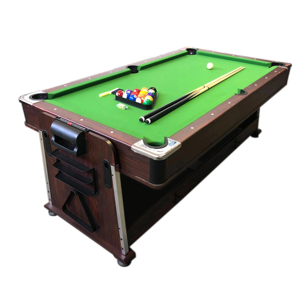 Tavolo da biliardo 7 piedi Multi-gioco verde Air Hockey + Ping pong – Mattew