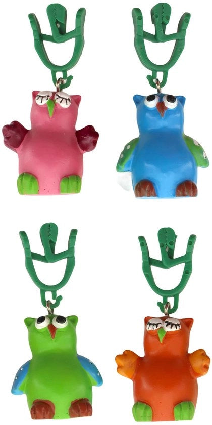 Set di pesi per tovaglie da tavola da 4 - Forza di chiusura - Decorativo - Funzionale - Clip metallici - Ideale per tavolo e giardino - Tovaglia da tavola