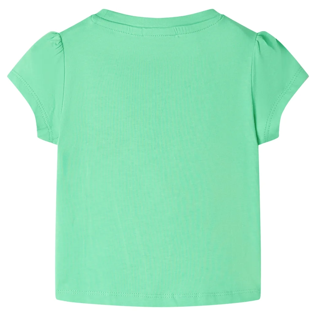 Maglietta da Bambino Verde Chiaro 104
