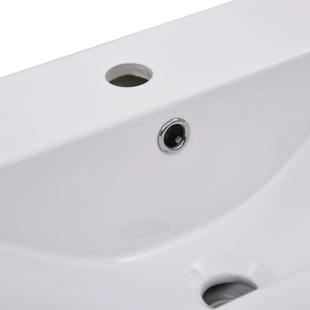 Set Mobili da Bagno | Armadio da bagno Bianco in Legno Multistrato