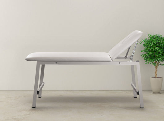 Lettino da Massaggio Fisioterapia Fisso 2 Sezioni 190x65x78cm Benotti Innaloo Bianco