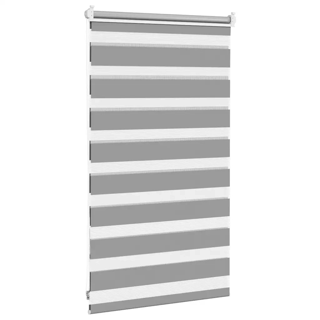 Tenda a rullo oscurante zebra 50x100 cm grigia