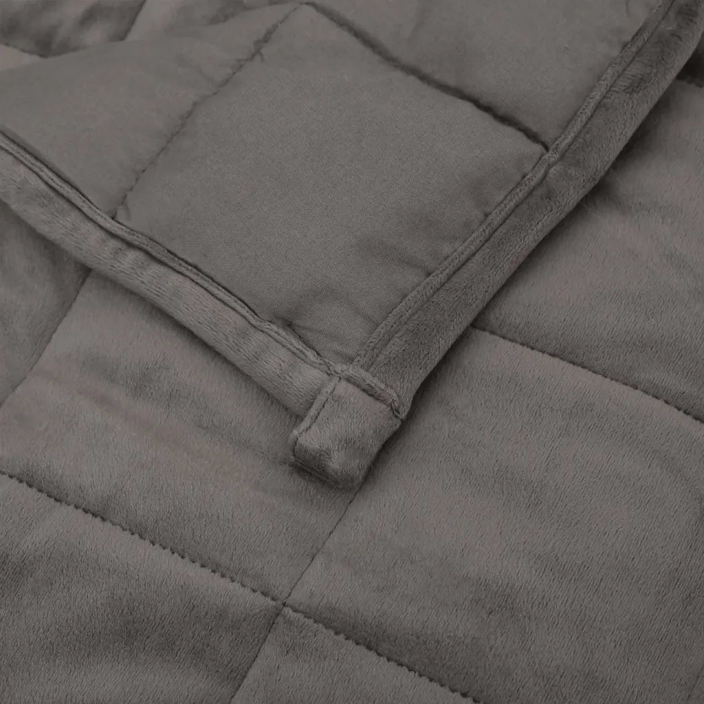Coperta Ponderata Grigia 220x240 cm 15 kg Tessuto 3154846