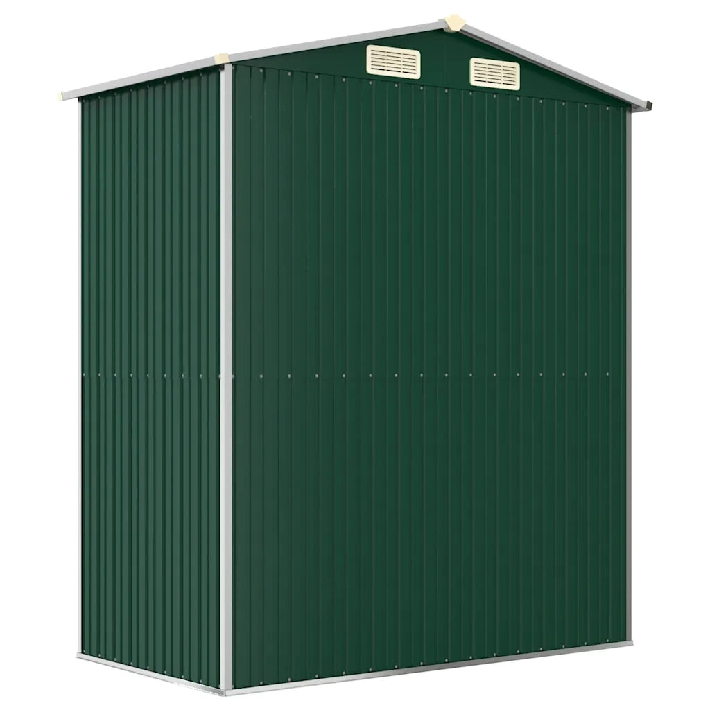 Capanno da Giardino Verde 192x108x223 cm in Acciaio Zincato cod mxl 65889