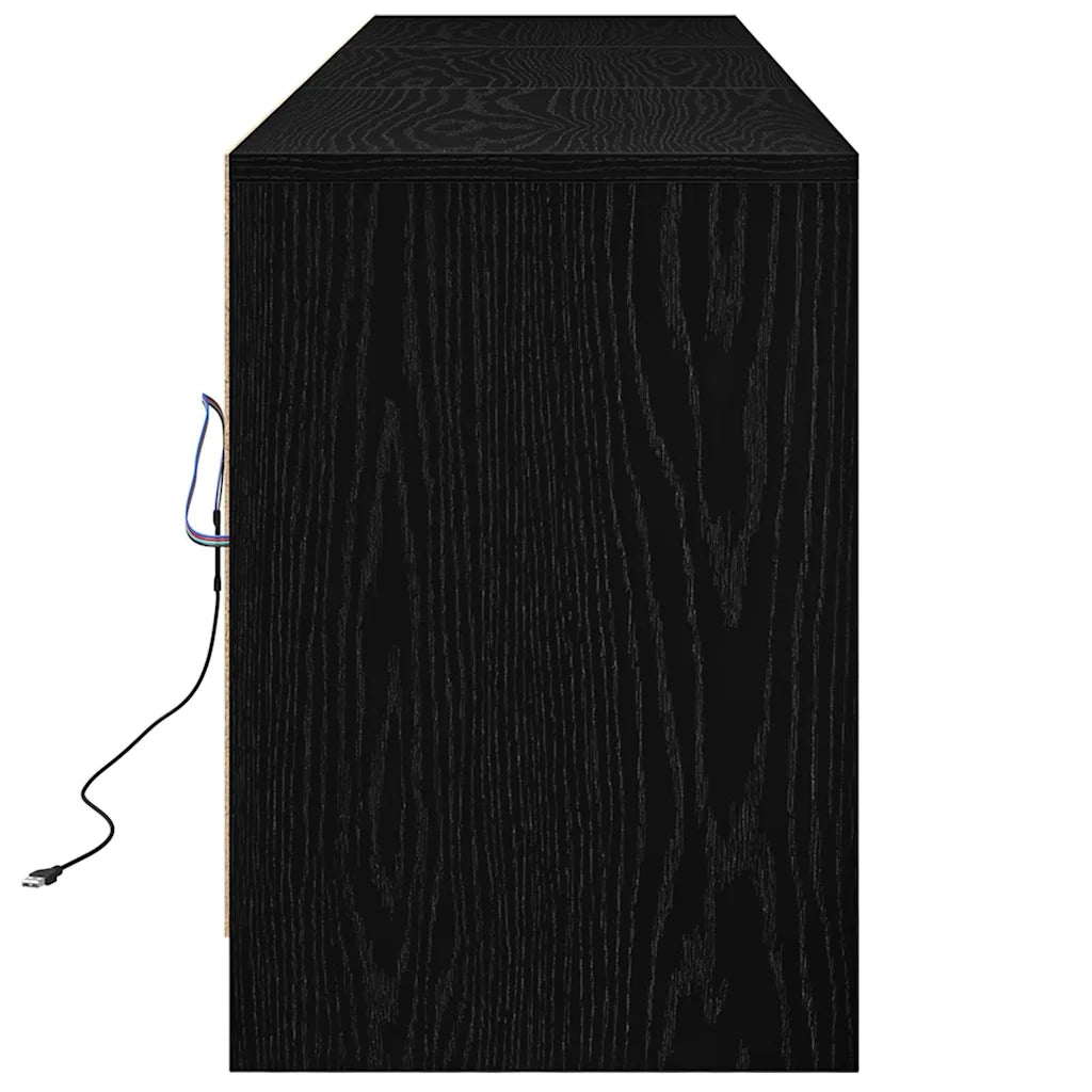 vidaXL Mobile TV con cassetto Nero 182 x 34 x 50 cm Legno multistrato
