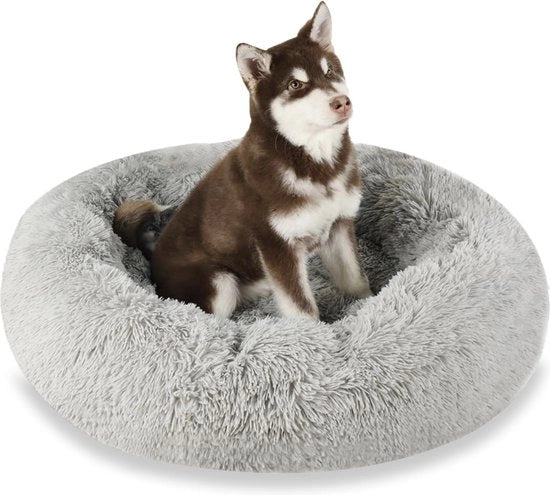 Letto per cani e cuscino per gatti, lavabile e rimovibile, materasso per cani con chiusura a zip, fondo antiscivolo, per cani grandi, medi e piccoli, XXL, 120 cm, grigio chiaro