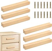 Greppi in legno premium per armadi, uffici e cucine - Set da 6 pezzi