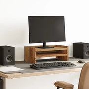 vidaXL Supporto Monitor Legno Vecchio 42x24x16 cm in Truciolato
