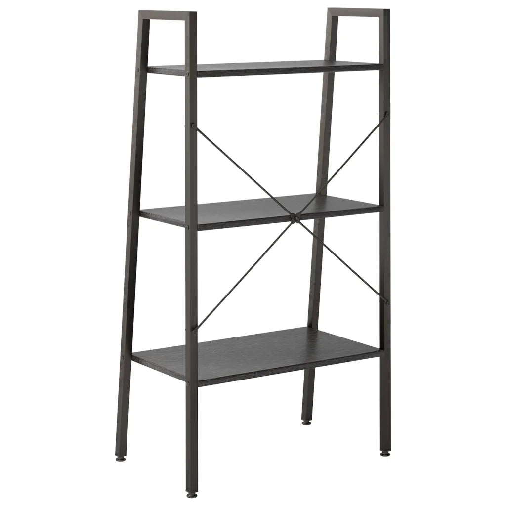 Scaffale Autoportante con 3 Ripiani Nero 56x35x108 cm CFW7481075