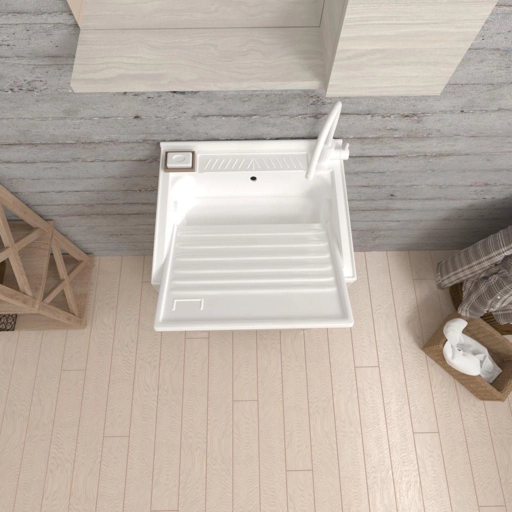 Lavatoio anta unica da cm 45x50 colore rovere grigio