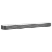 Fioriere | Cassetta per fiori | Letto da Giardino in Acciaio Zincato 544x100x36 cm Antracite