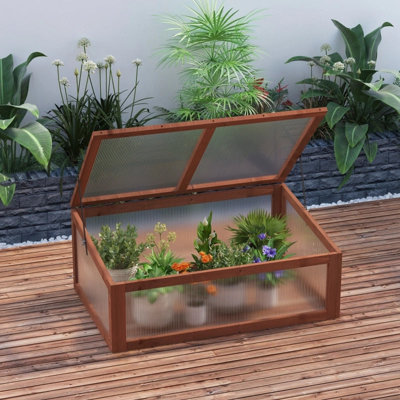Mini serra, piccola serra da giardino, con pannelli in PC, buona trasmissione della luce, 100L x 65W x 40H cm