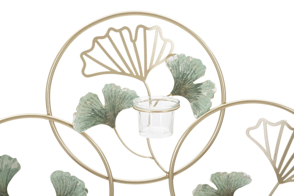 Pannello decorativo porta condele da muro Greenery 80x7,5x35,5cm