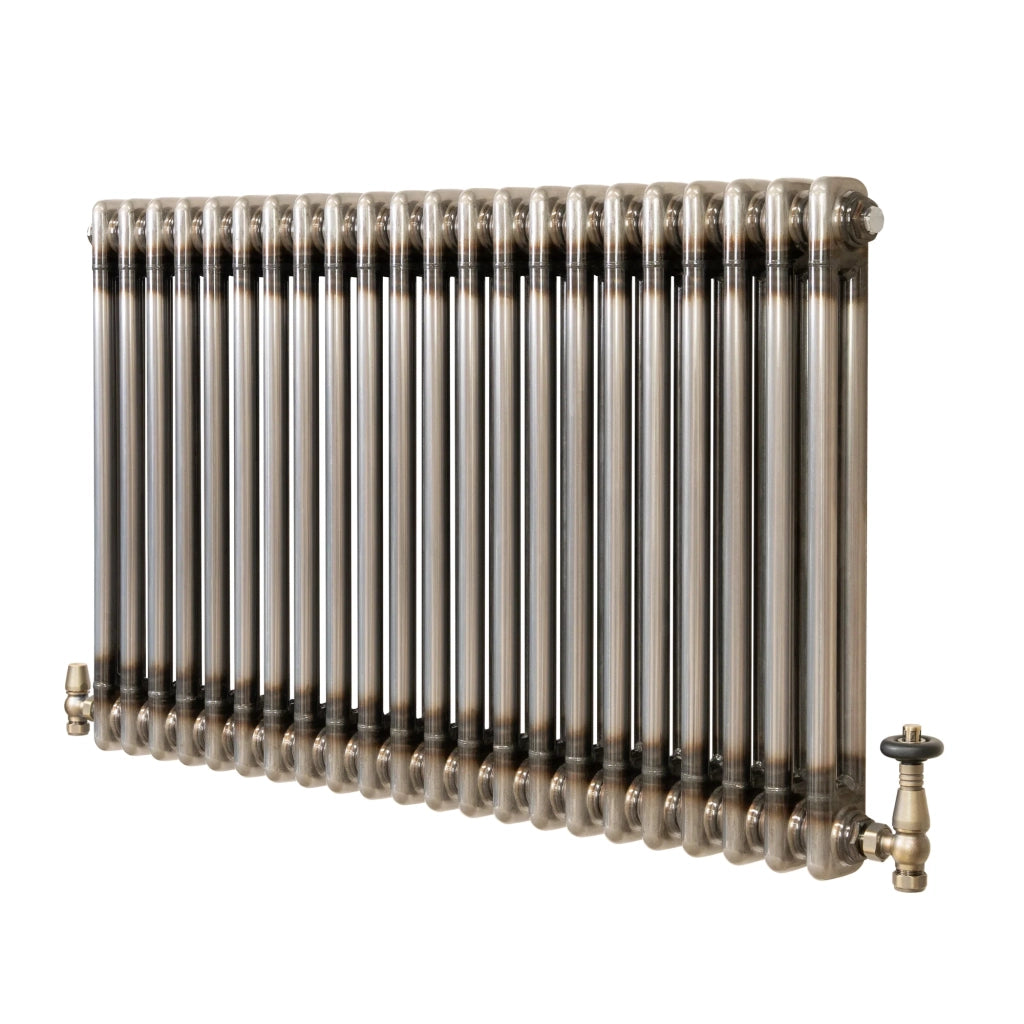 Radiatore 2 Colonne Orizzontale Metallo Grezzo 600 x 1010 mm TRV