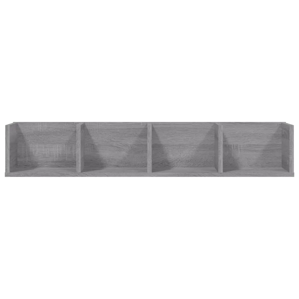 Mensola a Muro CD Grigio Sonoma 100x18x18 cm Legno Multistrato 826618