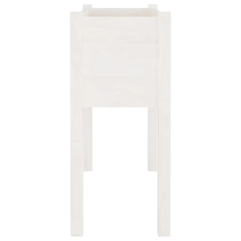 Fioriere da Giardino 2 pz Bianche 70x31x70 cm in Legno di Pino