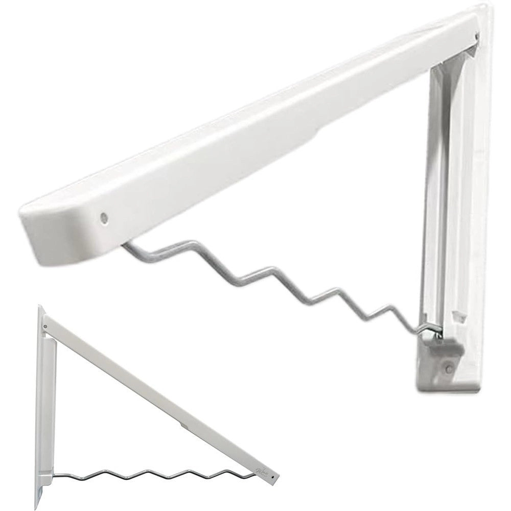 Trade Shop - Stendibiancheria Appendiabiti Pieghevole Design Ondulato Salvaspazio A Parete -