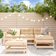 Set Salotto da Giardino 5 pz in Legno Massello di Pino 3186179