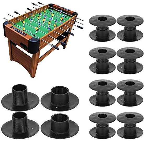 Set di Bastoncini da Calcio da Tavolo 10 pezzi - Manici Bassi - Bastoncini in Plastica di Alta Qualità - Sostenibili - Senza Odore - Facili da Trasportare - Bastoncini da Calcio da Tavolo