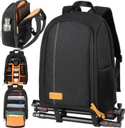 Borsa impermeabile leggera e compatta per reflex per fotocamera con portare laptop 15 pollici e ombrello