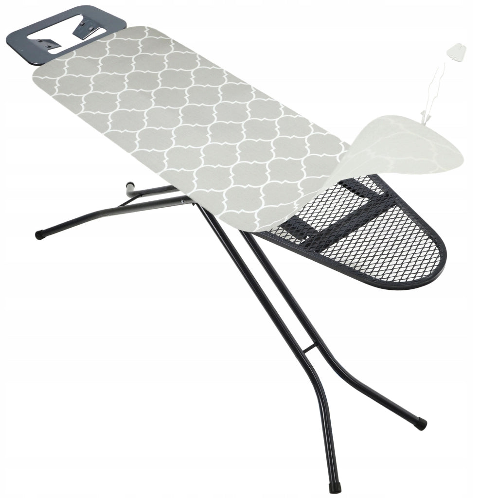 Copriasse da stiro KADAX 132x48 cm, elasticizzato, grigio