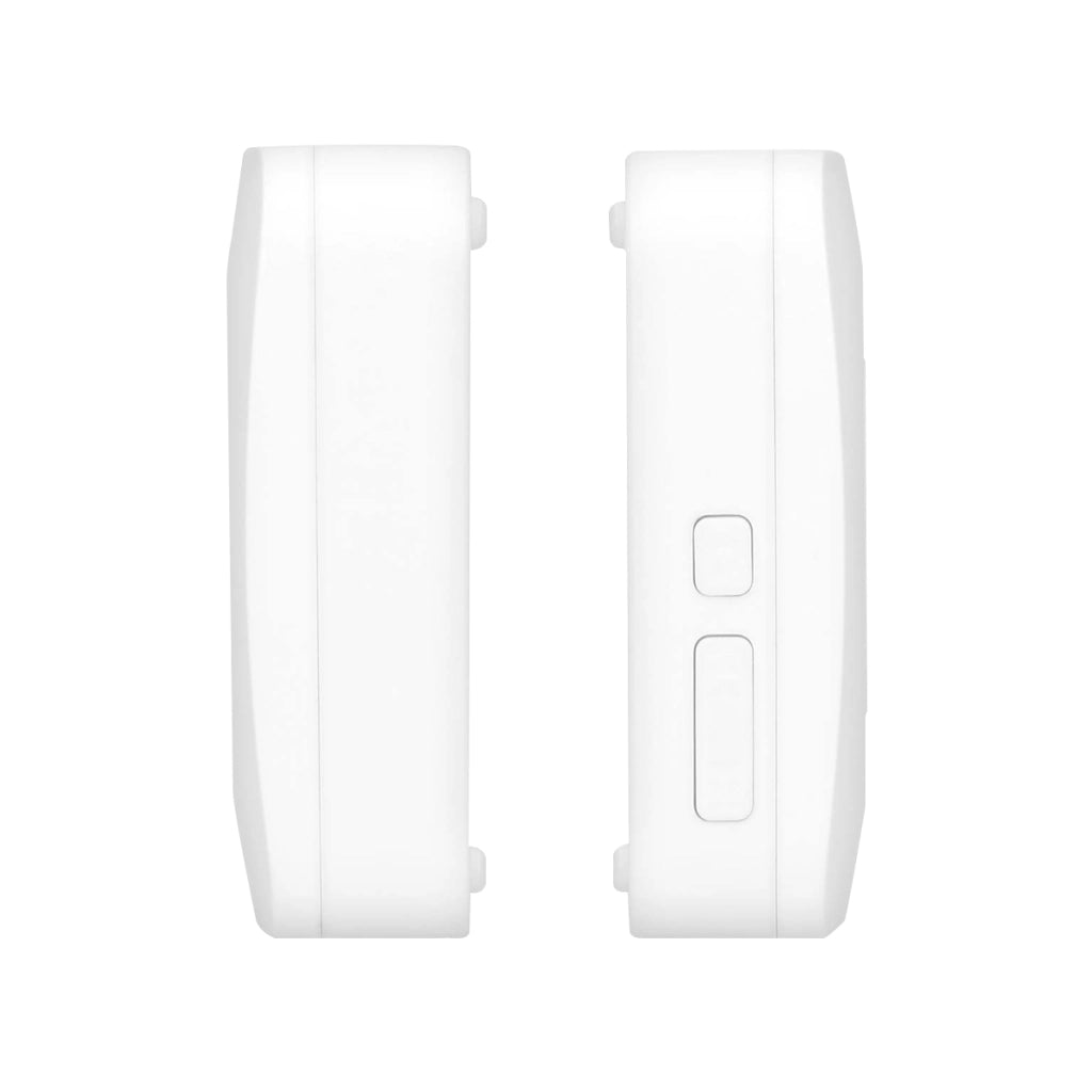Campanello Senza Fili con Ricevitore Impermeabile IP56 Portata 200m 52 Melodie Bianco Alecto