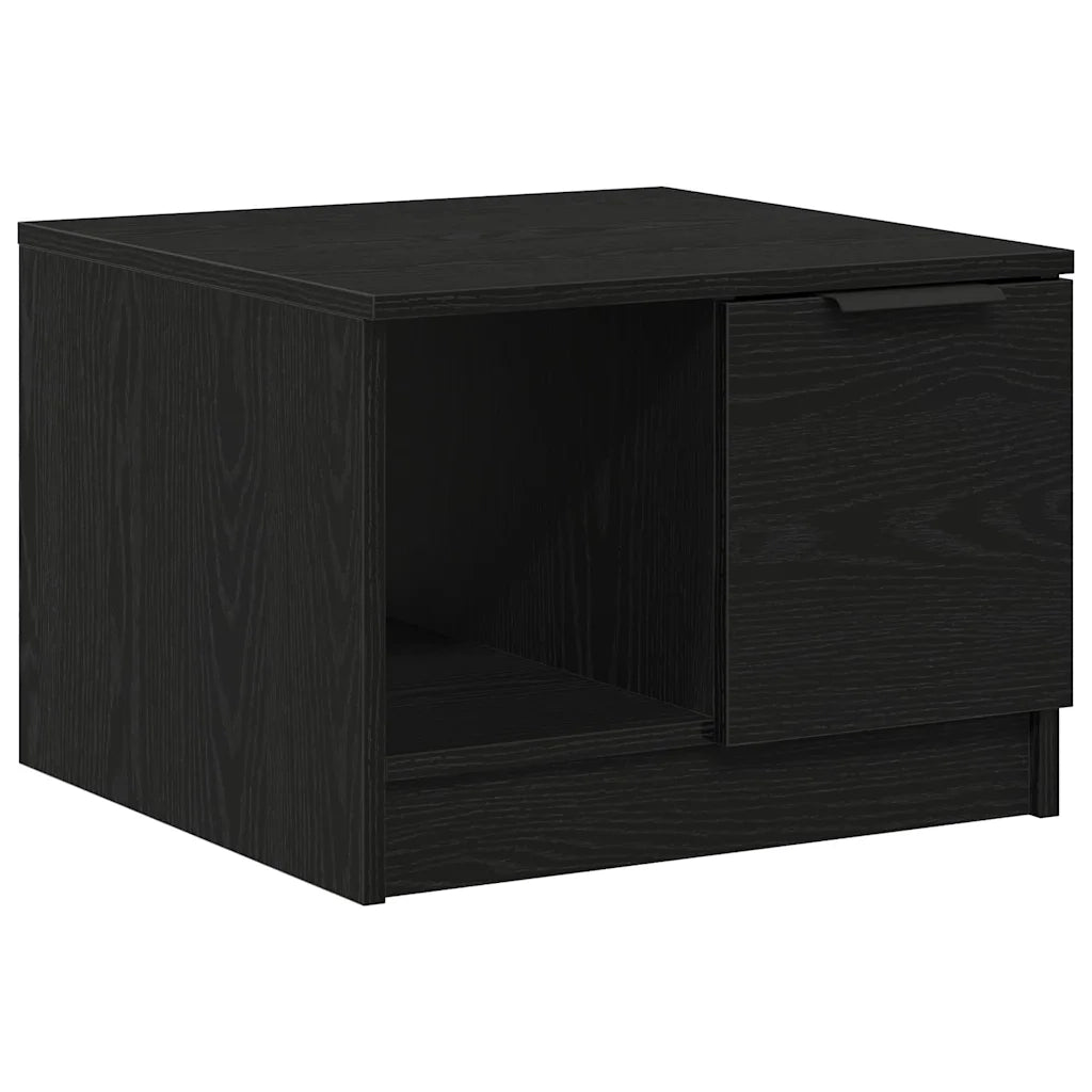 Tavolino da salotto with Drawer Rovere nero 50 x 50 x 36 cm 862743
