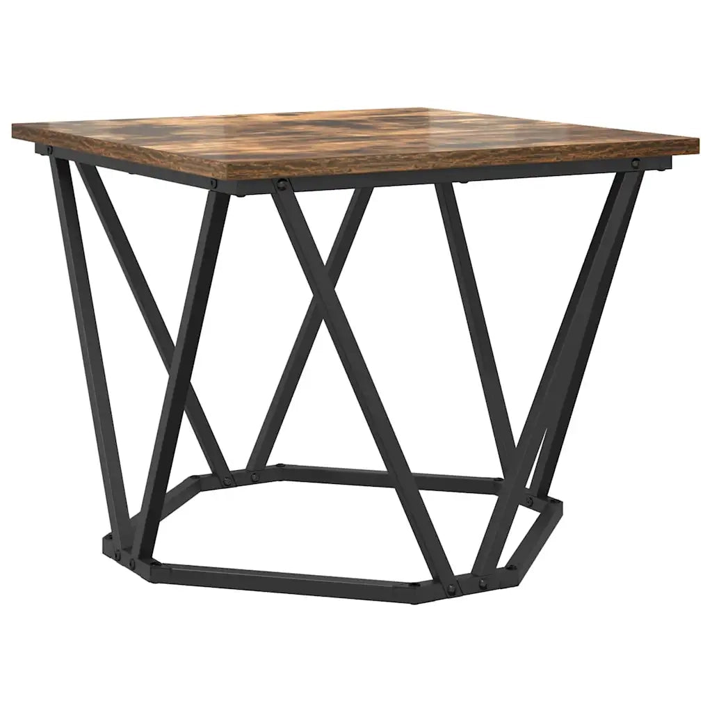Tavolino da salotto 3 pz Rovere fumé 50 x 50 x 40 cm 868281