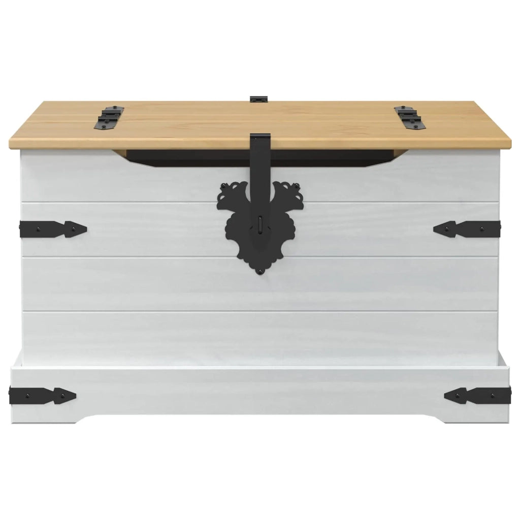 storage box Bianco 78 x 78 x 45 cm Pino massello 42024939