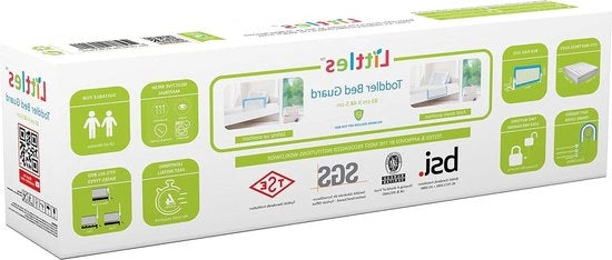 Rail di protezione per lettini per bambini - blu - adatta a letti singoli fino a king size - 83 cm x 485 cm