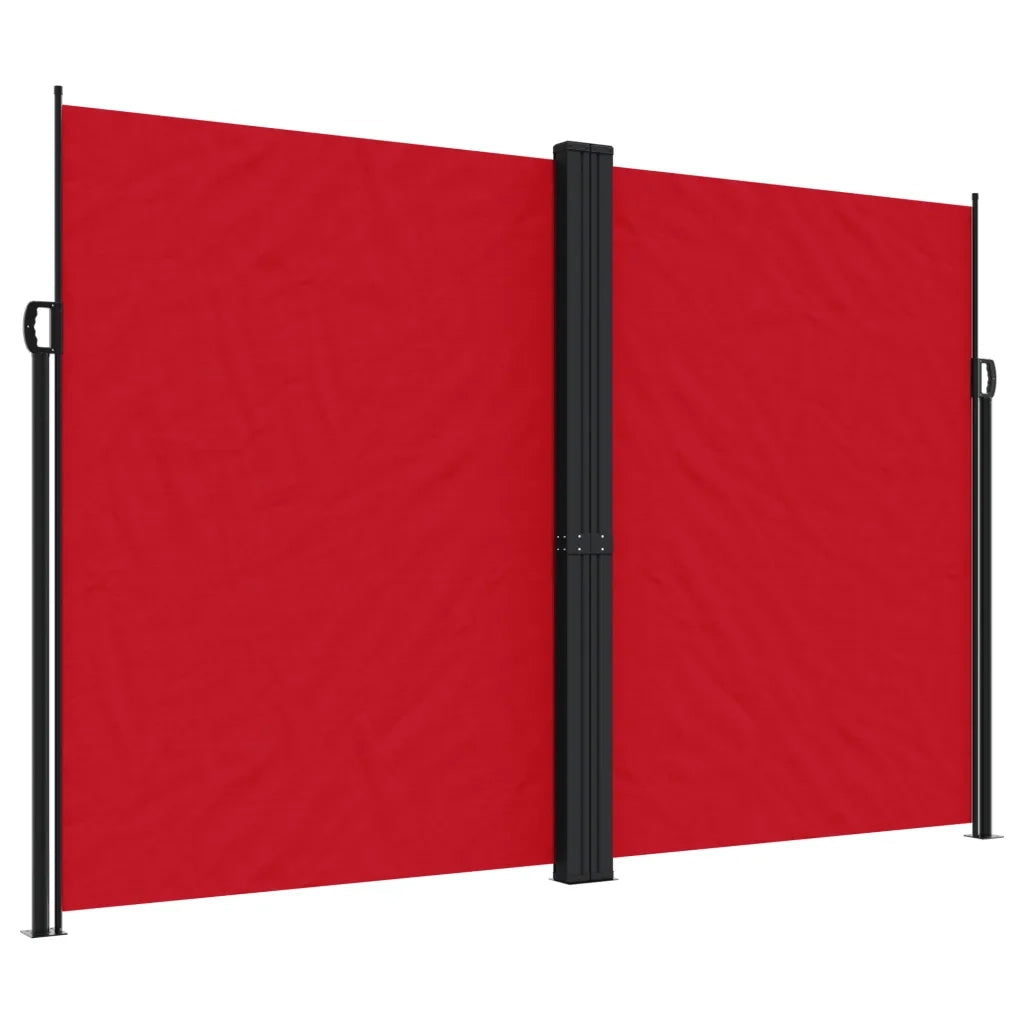 Tenda da Sole Laterale Retrattile Rossa 220x1200 cm 4004867