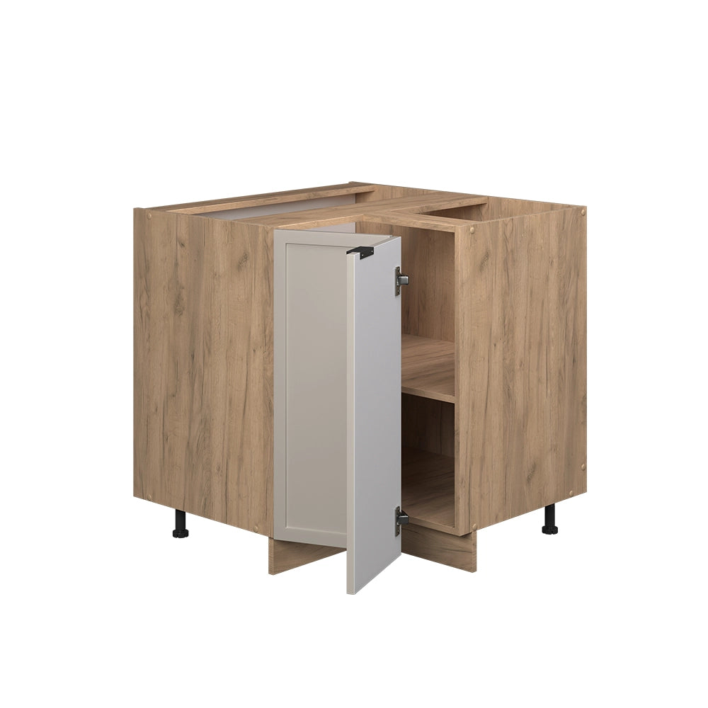 Mobile ad angolo cucina Fame-Line GrigioBeige/Rovere dorato 80.5 cm senza piano di lavoro Vicco