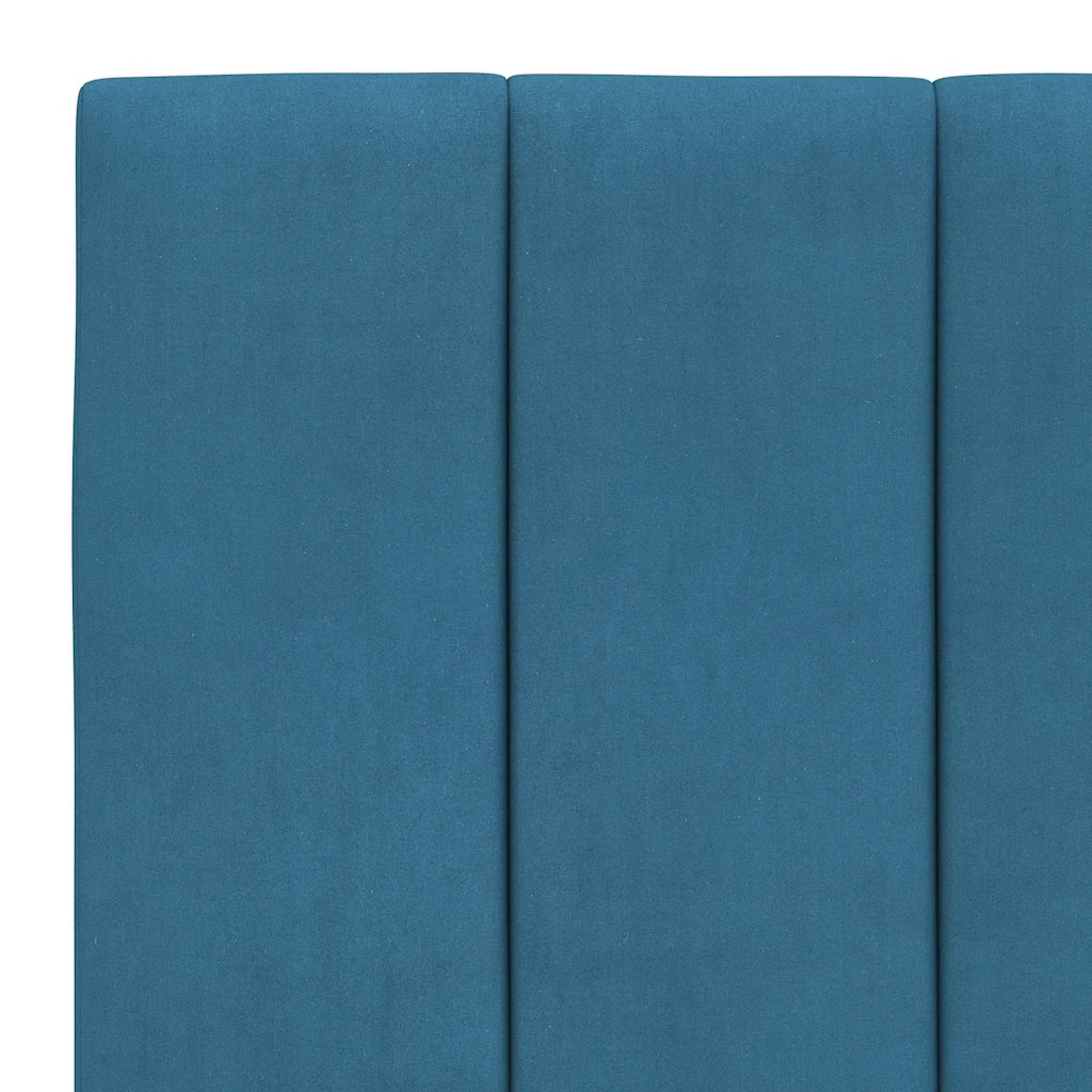 Giroletto senza Materasso Hanko Blu 80x200 cm in Velluto 3207817