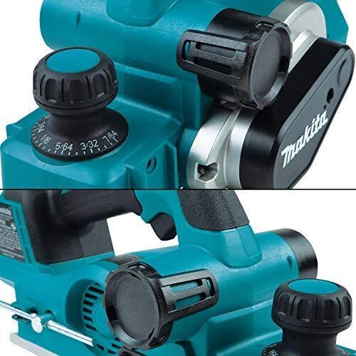 Makita DKP181Z Pialla a Batteria 18V 82 mm Profondita' di Piallatura Max 3 mm Tipo Motore Senza Spazzola colore Turchese