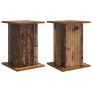 Supporto per piante | Sostegno per piante 2 pz Legno antico 30,5 x 30 x 43 cm